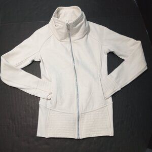 Lululemon Radiant Women's Active Wear Jacket Warm White sz R8